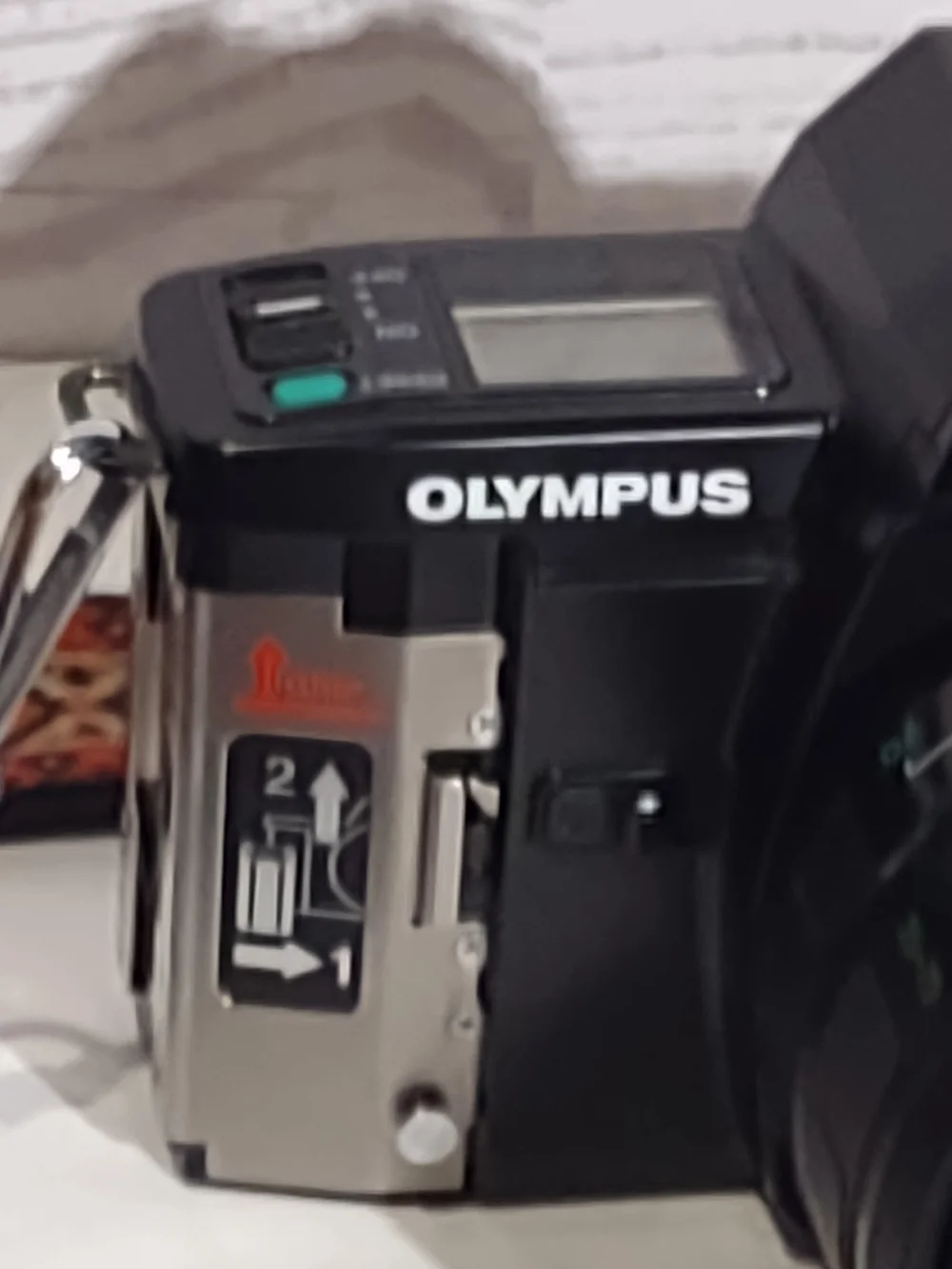 Olympus OM-77AF Black 35mm Film SLR Camera with Lens
